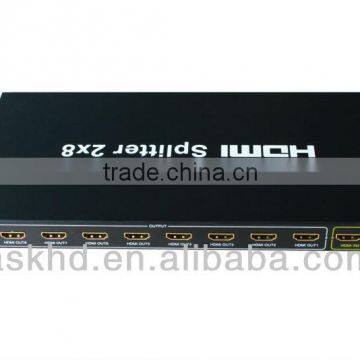 2x8 HDMI switch splitter