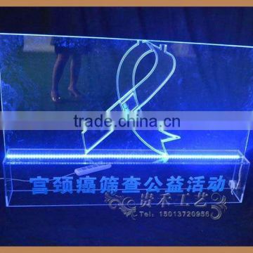 Outddoor led lights Stand with Love logo for advertisement display