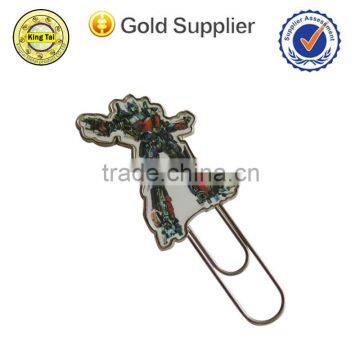 new design metal bookmark with robot design