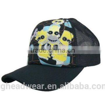 wholesale foam trucker cap/ mesh cap/ flat brim trucker cap