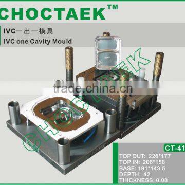 Multi-compartment container mould