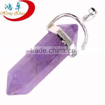 Single Point Amethyst Pendant