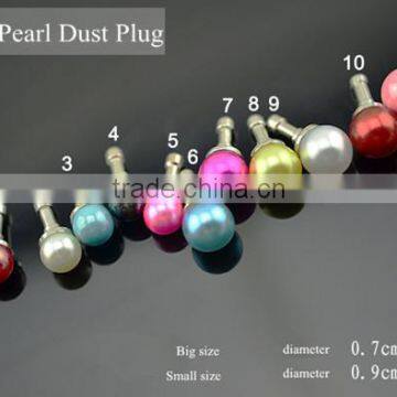 High Quality!!! 3.5mm Phone Dust Plug Pearl Earphone Jack Plug Wholesale Factory Price photo-4