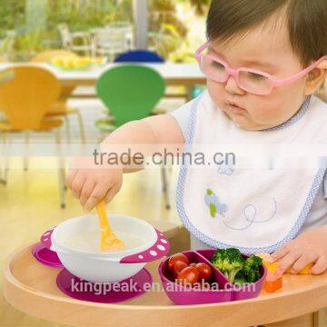 2016 New Design Big Size Plastic Spill Proof Suction Baby Bowl/Kids Suction Food Bowl /Toddlers Bowl/Kids Training Bowls photo-5
