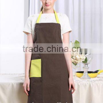 wholesale high quality promotional cotton kitchen work aprons for women cooking