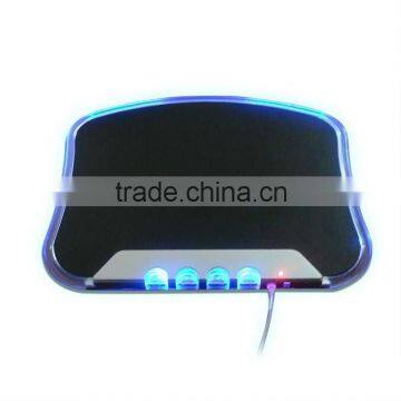 mouse pad mat with LED ligt with 4 port usb hub for PC laptop notebook