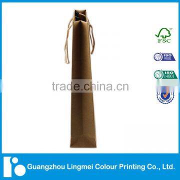 Brown Kraft Paper Bag Hot Stamping With Twisted Handle Without Printing photo-5