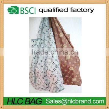 Easy carrying supermarket foldable shopping bag for chain stores