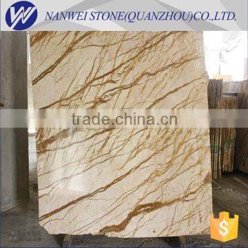 great marble polished stone Modern GOLDEN SUNSRT Gold sunset stone material in cut to size granite base