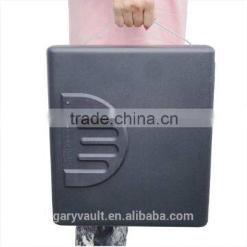 Wholesale- MS550 Micro Vault Biometric Fingerprint Car Gun Pistol A4 Office Document Portable Security Storage Steel Safe Box photo-4