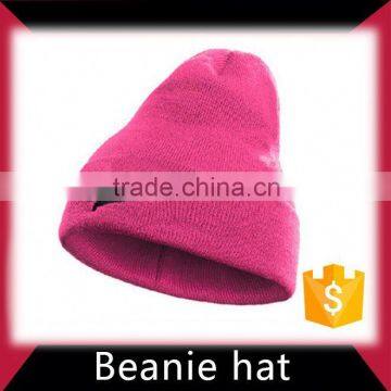 Promotional acrylic knitted winter hat beanie