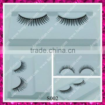 High quality synthetic hair eyelashes with custom eyelash box