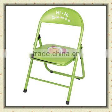 PU Leather With Metal Tube Cartoon Kids Chair Folding Children Dining Chair BS-106