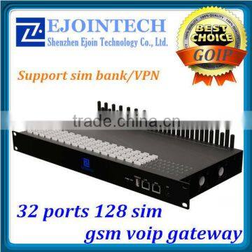 Ejointech 32 port128 sim gsm goip gateway,calling terminal,save long-distance Internet calling cost