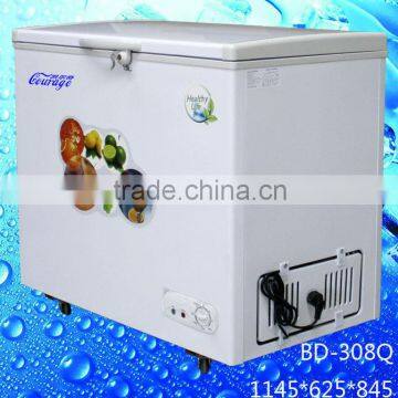 208L Electric Home Appliance Glass Door Cheap China Freezer photo-3