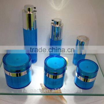 Round Airless Jars and Rotary Airless Bottles in Acrylic Material