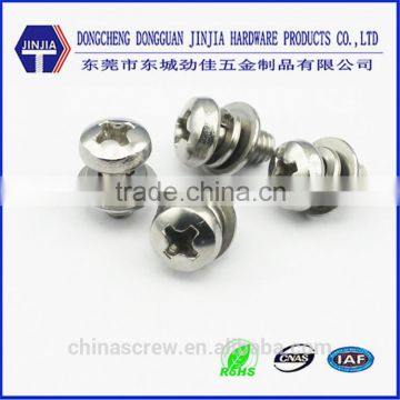 cross recess pan head pan head combined screws