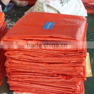 Plastic Sheeting PP/PE Tarpaulin Leno Woven Fabric Colored Finished Surface High Tensible Strong Reinforce Edge Awning Anti uv photo-4