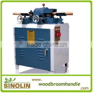 Round wood broom stick making machine