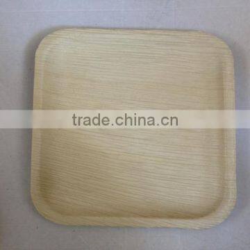 10'' x10'' palm leaf square plate