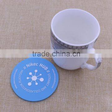 Wholesale Custom Round Shaped PVC Coaster for Sale