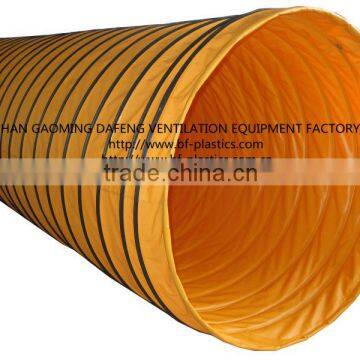 PVC fire resistant flexible air hose for coal mine
