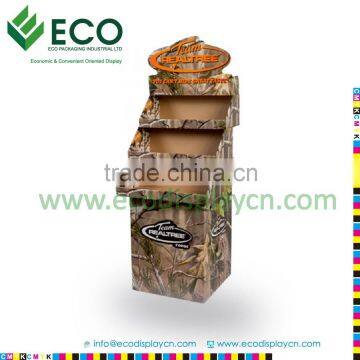 Fresh Printing 3 Layer Strong Cardboard Display Sets For Advertisement