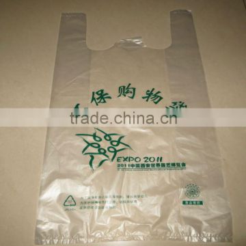 raw material plastic t-shirt bags