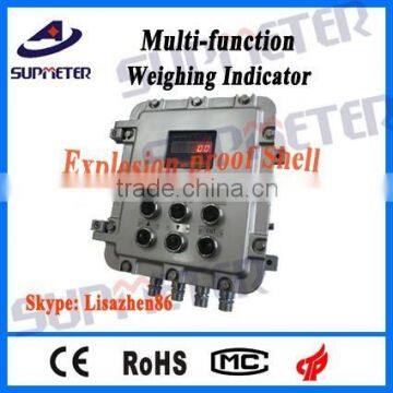 Weighing transmitter indicator