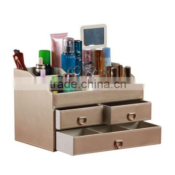 Large fashion has a cosmetic mirror, skin care products, bo drawer, multifunctional dressing table dressing bo