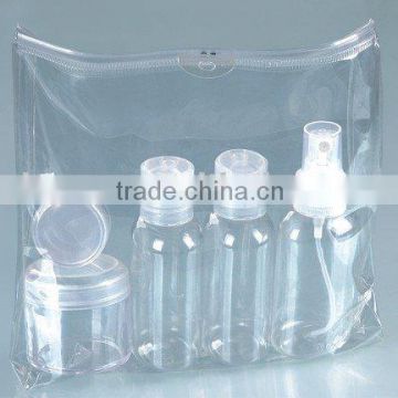 3 pcs 90ml PET bottle, 1 pcs 15g jar,1 pcs 50g jar travel set bottle