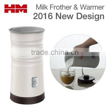 2016 New Design! N8 Automatic Non-handel Electric Hot & Cold Milk Frother Foamer Warmer for Cappucino Latte_White