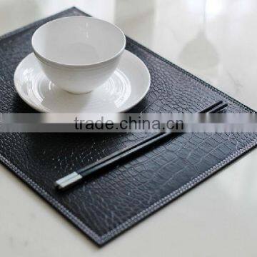 Faux Leather placemats ,pu leather placemats