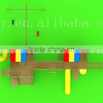 Kindergarten Children Swing Slide Combination of Outdoor Play Equipment photo-4