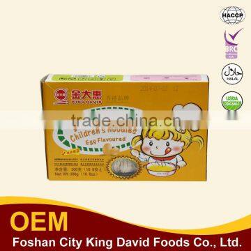 300g health food egg flavor noodles for children