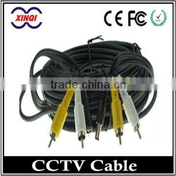 XinQi Specilized CCTV Accessories BNC RCA F Connector To DC Coiled Cable