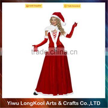 Plus size sexy women party dance costume Christmas santa claus costume