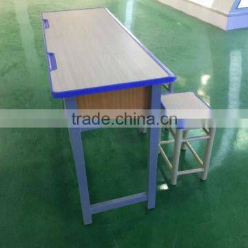 Double School Desk Adjustable School Desk and Chair Modern School Furniture HXZY057 photo-4