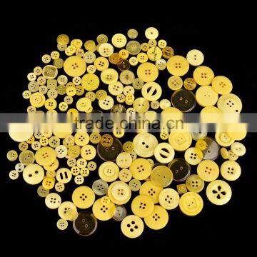 Wholesale Mix Button Orange Assorted Plastic Button Scrapbook Craft