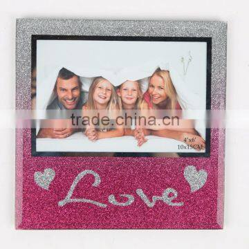 Good quality crystal glass photo frames for family memories