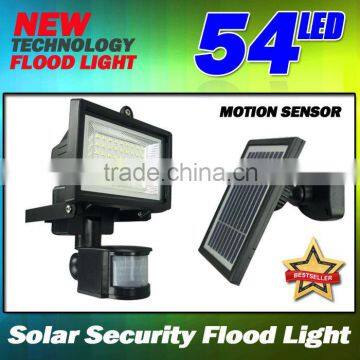 54LED Solar Motion Sensor Light Garden Shed Outdoor Lighting