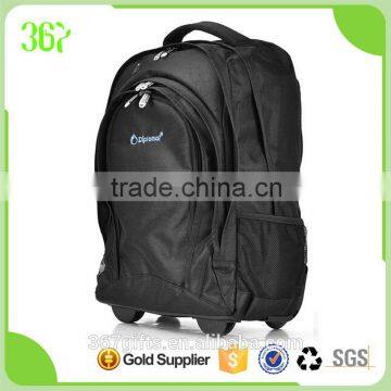 Wholesale Online Backpack Trolley Wheeled 600D Polyester Trolley Bag With Many Pockets photo-3