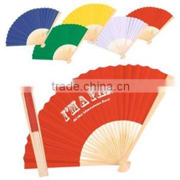 Bamboo Folding Promotional Fan