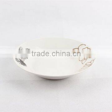 Super white restaurant porcelain ceramic plates made in china