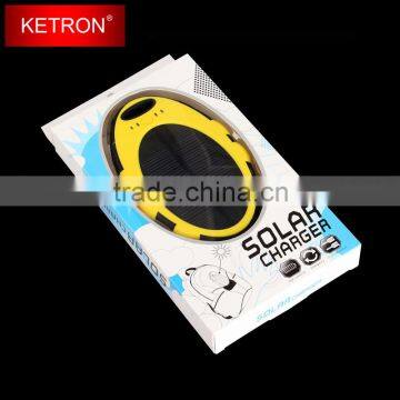 Solar Mobile Charger, 5000 Mah Portable Dual Usb Waterproof Power Bank photo-6