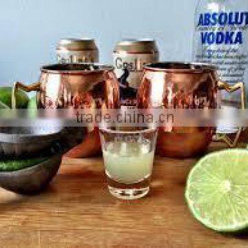 American Flag Engraved Pure Copper Beer Mugs, Monogram Moscow Mule Copper Mug