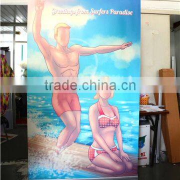 outdoor banner stand