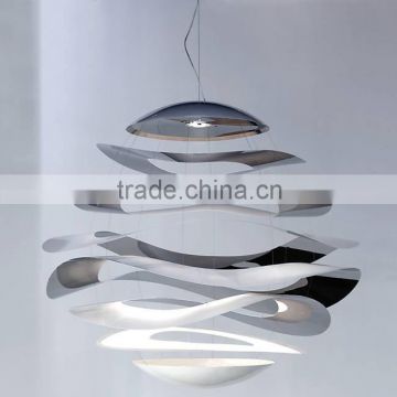 Modern Buckel Pendant Light buckel suspension lamp Hotel Restaurant project lighting