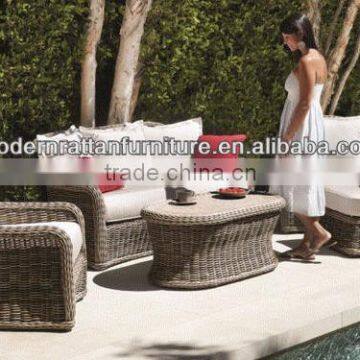 bali rattan round outdoor furniture