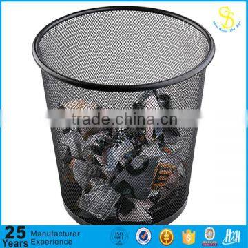 Factory price metal waste bin, garbage bin, metal trash can